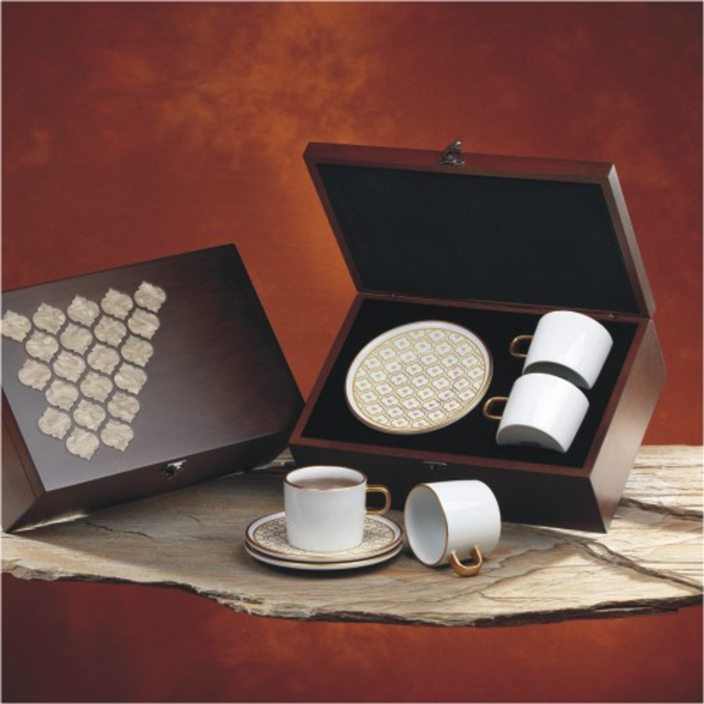 Sedefkar Çay / Kapuçino Seti