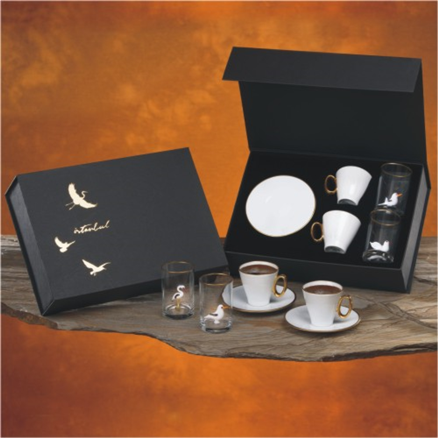 İstanbul'un Kuşları Kahve Seti