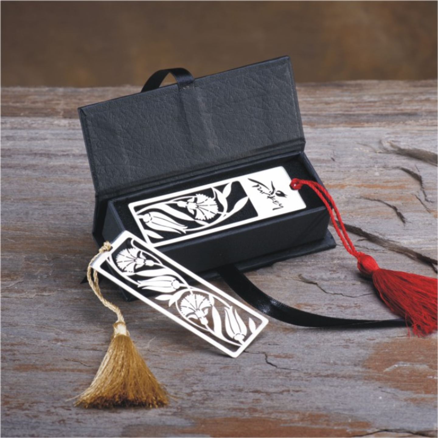 Kitap Ayracı 'Lale + Karanfil'