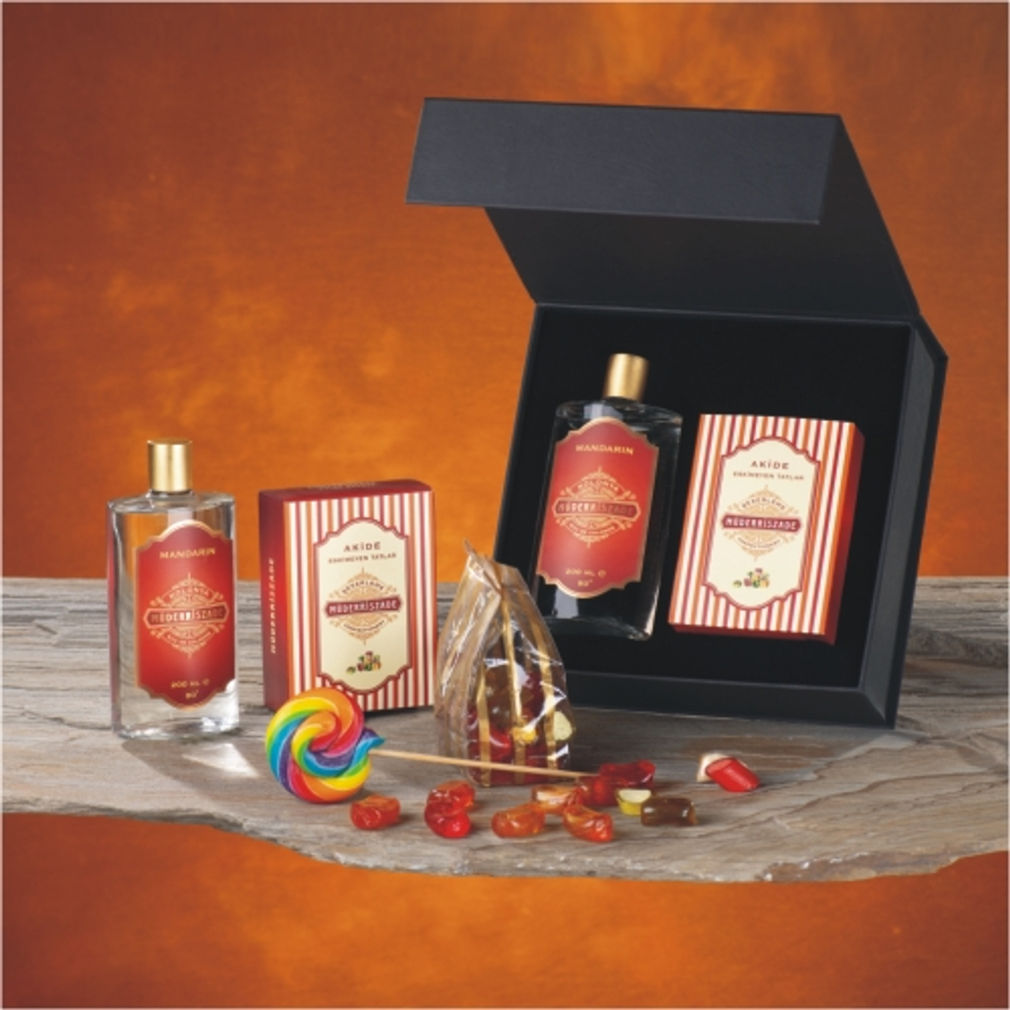 Kolonya + Şekerleme Seti