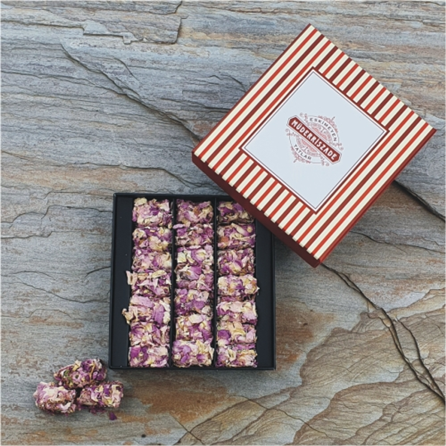 Güllü Lokum + Kolonya Seti