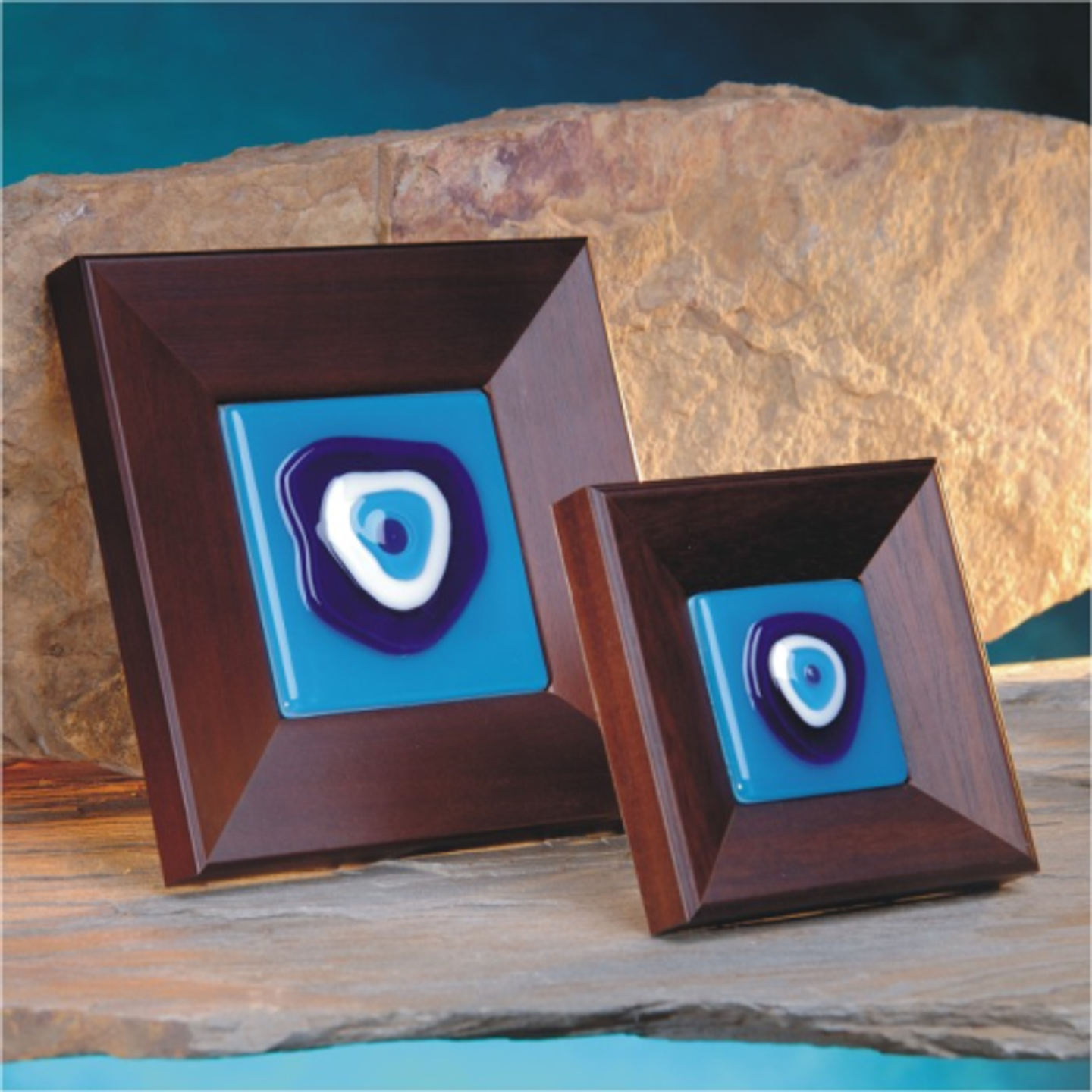 Nazar Boncuk Tekli Turkuaz