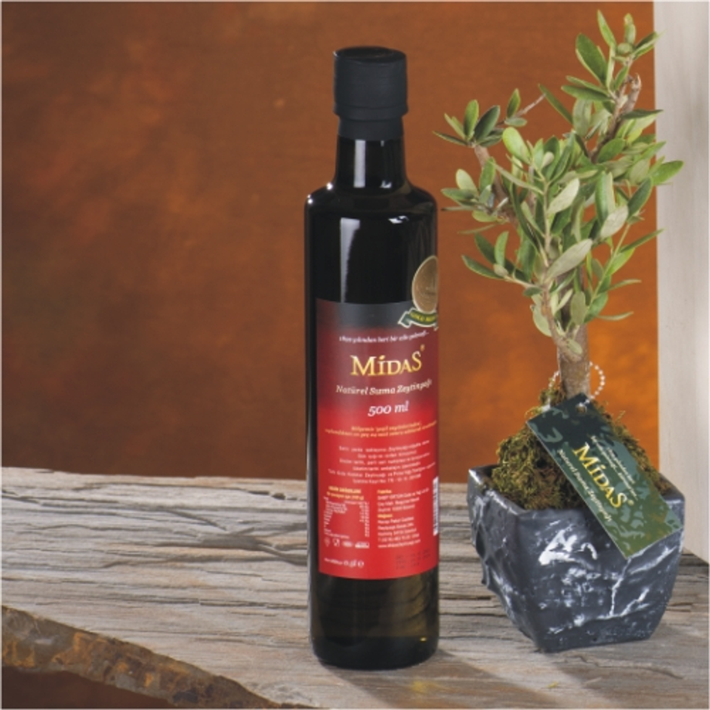 Midas Natürel Yeşil Zeytin Sızması 500ml